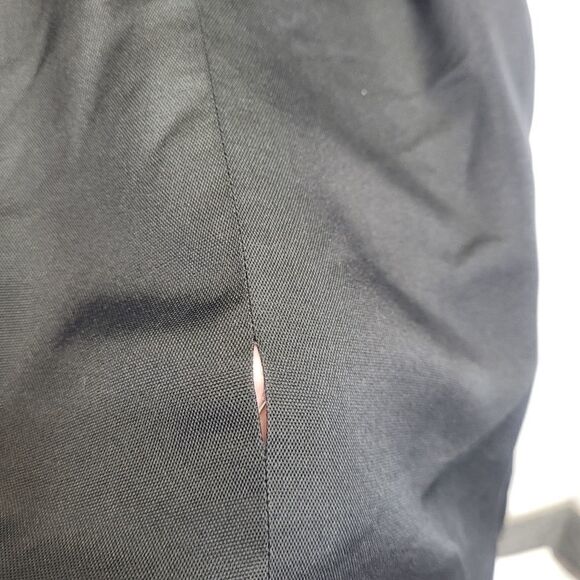 VINTAGE 50s dress Suzy Perette black sleeveless pleated fit and flare pinup XS - Picture 11 of 16